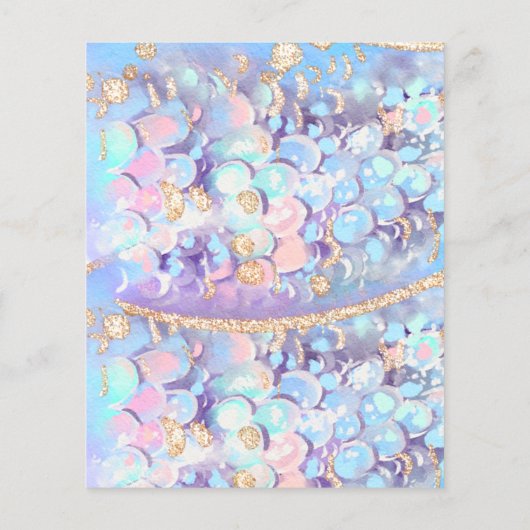 BUDGET Glitter Zeemeermin Tail Duik in Kind Verjaa (Achterkant)