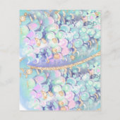 BUDGET Glitter Zeemeerminstaart Onder het Zee Verj (Achterkant)