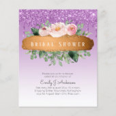 BUDGET Glitters Glamour Bloem Meisjesachtige Bruid Flyer (Voorkant)