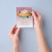 BUDGET Glitters Glitter Bloem Meisjesachtige Bruil Flyer (Hand)