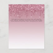 BUDGET Glitters Glitter Bloem Meisjesachtige Bruil Flyer (Achterkant)