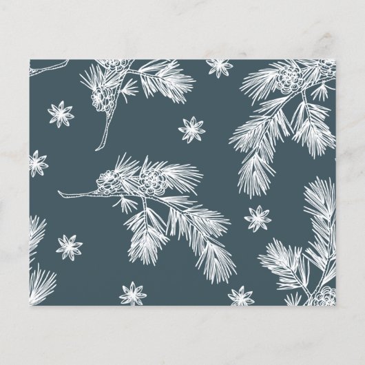 Budget Glory to God Kerstfeestay Foto (Achterkant)