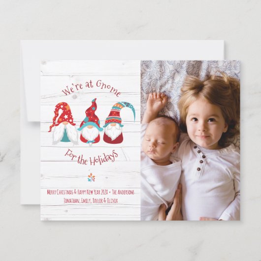 Budget Gnome voor Feestdagen Rustieke Schattigee F (Voorkant)