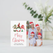 Budget Gnomes Merry kerstfoto-feestdag (Staand voorkant)