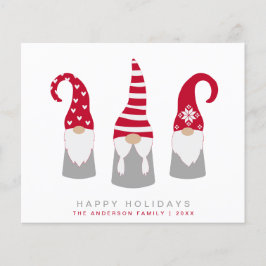 Budget Gnomes Scandinavian Kerstfeestay Card