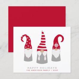 Budget Gnomes Scandinavian Kerstfeestay Card
