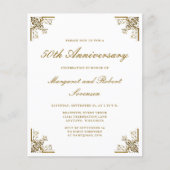 Budget Gold 50e Jubileum uitnodiging (Voorkant)