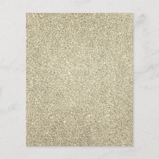 Budget Gold 70e verjaardagsfeestje 70's Disco Ball Flyer (Achterkant)