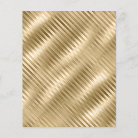 Budget Gold Black Glitter 50th Birthday Invitation (Achterkant)