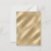 Budget Gold Black Glitter 50th Birthday Invitation Notitiekaartje (Achterkant)