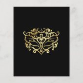 Budget Gold & Black Masquerade Sweet 16 Party (Achterkant)