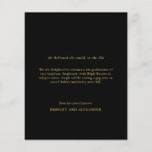 Budget Gold Black Pet Congrats Afstudeerder Afstud (Achterkant)