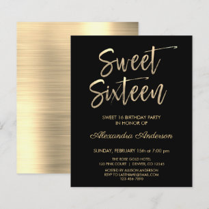 Budget Gold Black Sweet Sixteen-dag