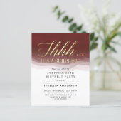 Budget Gold Burgundy - Waterverf Vertrouwelijke da (Staand voorkant)