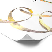 Budget Gold Champagne Party Welkomstbord Poster (Hoek)