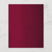 Budget Gold Cocktail Dinner Party Uitnodiging (Achterkant)