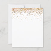 Budget Gold Confetti Glitter We Weddenschappen Uit (Achterkant)
