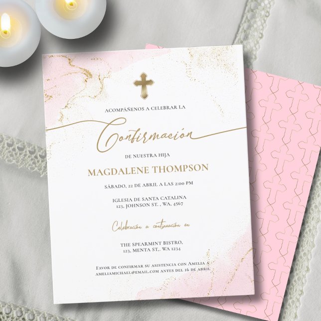 Budget Gold Cross Girl Confirmation Confirmacion (Creator heeft geüpload)