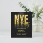 Budget Gold Disco Glitter - Nieuwe jaren Eve Party (Staand voorkant)