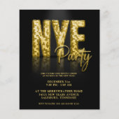 Budget Gold Disco Glitter - Nieuwe jaren Eve Party (Voorkant)