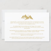 Budget Gold Effect Boho Rustic Mountains Photo (Achterkant)