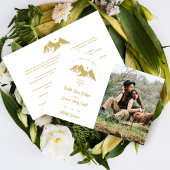 Budget Gold Effect Boho Rustic Mountains Photo