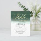 Budget Gold en Emerald Waterverf Vertrouwelijke da (Staand voorkant)