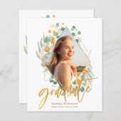 BUDGET Gold Eucalyptus Geometrische Afstudeerder U (Voorkant / Achterkant)