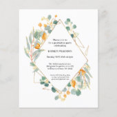 BUDGET Gold Eucalyptus Geometrische Afstudeerder U (Achterkant)