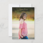 Budget Gold Eucalyptus Greenery Afstudeerder Party Kaart (Achterkant)