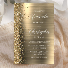 Budget Gold Glam Glitter Weddenschap