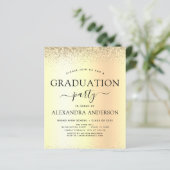 Budget Gold Glitter 2023 Graduation Party (Staand voorkant)