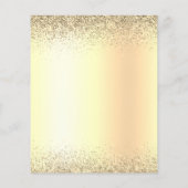 Budget Gold Glitter 2023 Graduation Party (Achterkant)