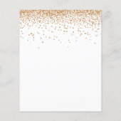 Budget Gold glitter Confetti op het laatste Verlov (Achterkant)