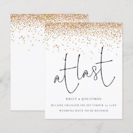 Budget Gold glitter Confetti op het laatste Verlov