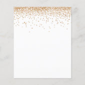 Budget Gold Glitter Confetti Script Weduwschap RSV (Achterkant)