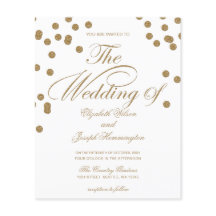 Budget Gold Glitter Confetti Weddenschap