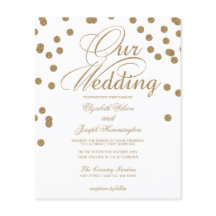 Budget Gold Glitter Confetti Weddenschap