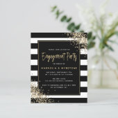 BUDGET Gold Glitter Engagement Party (Staand voorkant)