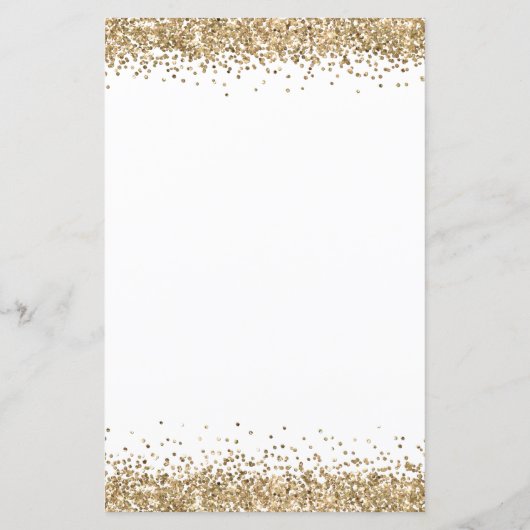 Budget Gold Glitter Engagement Party Dank u (Achterkant)