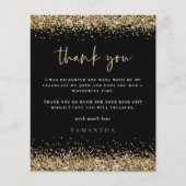 Budget Gold Glitter Foto 50eth Black Hartelijk dan (Voorkant)