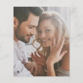 Budget Gold Glitter foto op laatste Verloving (Achterkant)