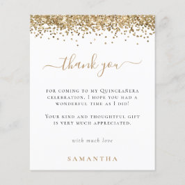 Budget Gold Glitter Foto Quinceanera Hartelijk dan