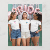 Budget Gold Glitter Foto Vrijgezellenfeest Harteli (Achterkant)