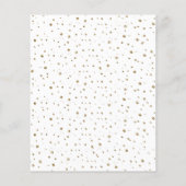 BUDGET Gold glitter pine bruiloft uitvinding (Achterkant)