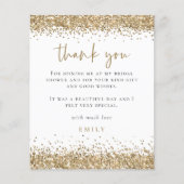Budget Gold Glitter Script Vrijgezellenfeest Harte (Voorkant)