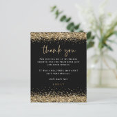 Budget Gold Glitter Vrijgezellenfeest Black Hartel (Staand voorkant)