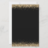 Budget Gold Glitter Wedding Black bespaart de datu (Achterkant)