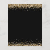 Budget Gold Glitter Wedding Black bespaart de datu (Achterkant)