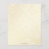 Budget Gold Green Dress Sweet 16 Uitnodiging (Achterkant)